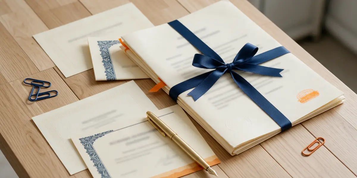 Documents prepared for certified legal translation in Muscat